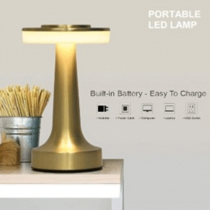Portable LED Table Lamp Touch Sensor Rechargeable