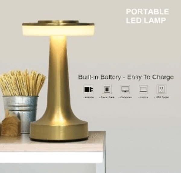 Portable LED Table Lamp Touch Sensor Rechargeable