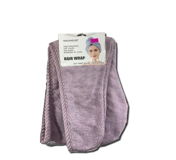 Serviette Turban en Microfibre – Lot de 2 Bonnets de Séchage pour Cheveux Bouclés ou Raides - Image 7