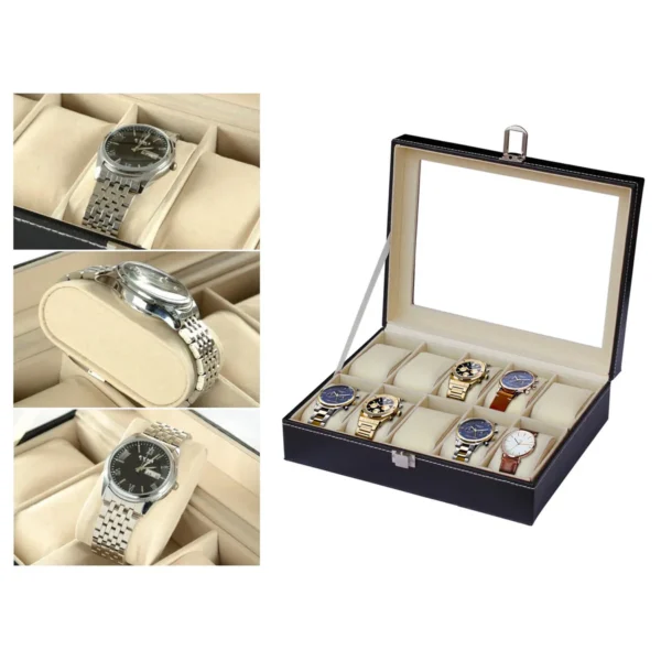 Boîte à montres avec toit ouvrant