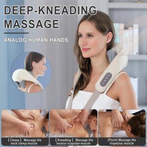 masseur de cou et épaules JinsenTGG avec chaleur et Shiatsu 3D