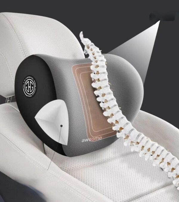 Coussin de Soutien Lombaire & Cervical pour Voiture - Image 4
