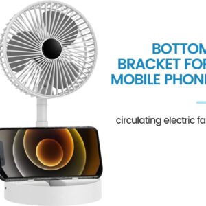 ventilateur de table rechargeable
