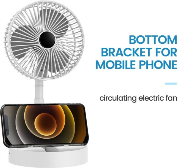 ventilateur de table rechargeable