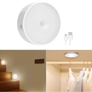 Lampe LED à Détecteur de Mouvement – Rechargeable, Sans Fil & Autocollante