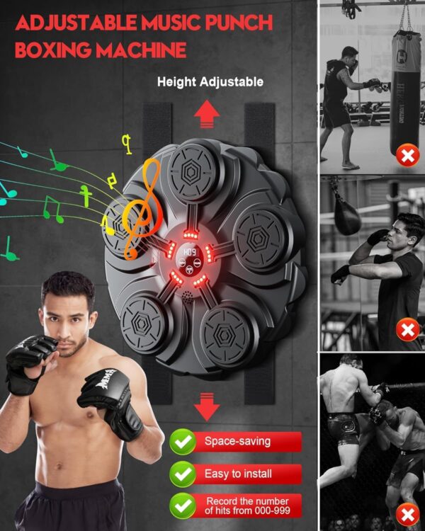 Machine de Boxe Musicale Connectée - Image 3