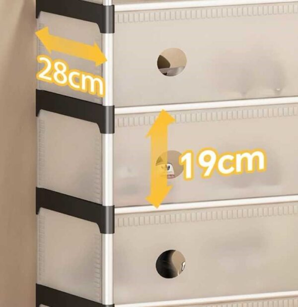 Étagère à Chaussures Multicouche d’Intérieur - Image 5