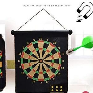 Jeu de Fléchettes Magnétique Double avec Bullseye