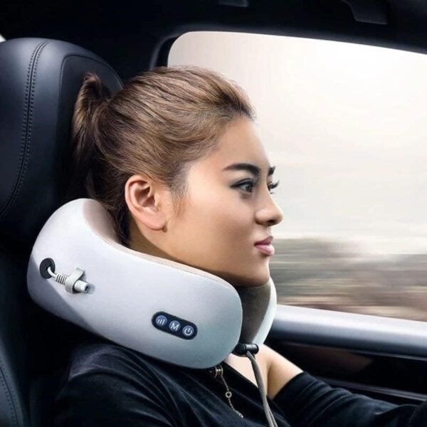oreiller de massage électrique rechargeable en forme de U - Image 4