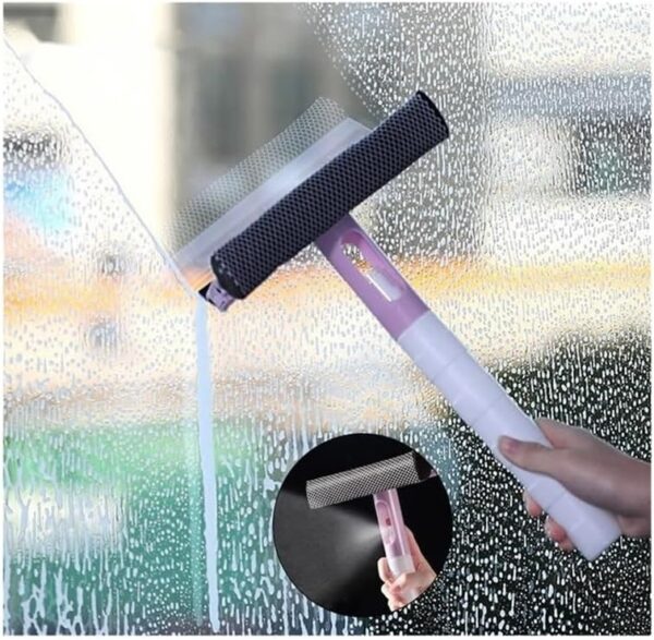 Outil de nettoyage de vitres avec brosse en spray double face : - Image 7