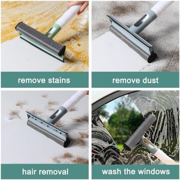 Outil de nettoyage de vitres avec brosse en spray double face : - Image 6