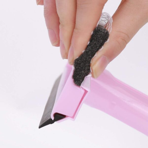 Outil de nettoyage de vitres avec brosse en spray double face : - Image 5