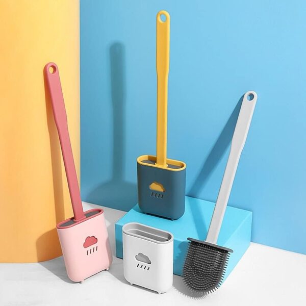 brosse WC BNIBT en silicone avec support : - Image 4