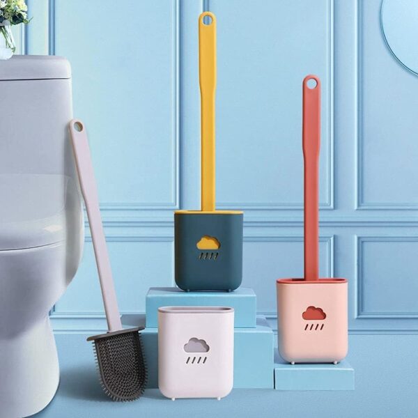 brosse WC BNIBT en silicone avec support : - Image 3