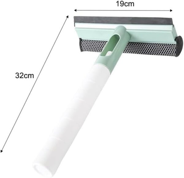 Outil de nettoyage de vitres avec brosse en spray double face : - Image 2