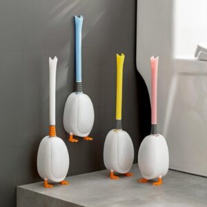 brosse de toilette en forme de canard plongeur