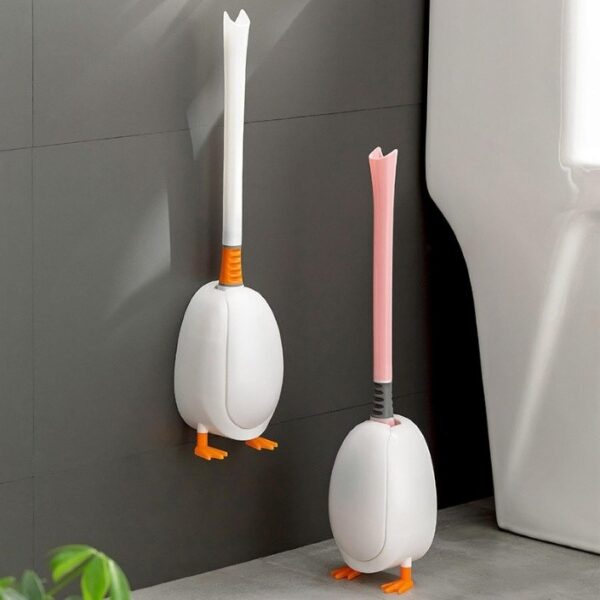 brosse de toilette en forme de canard plongeur - Image 4