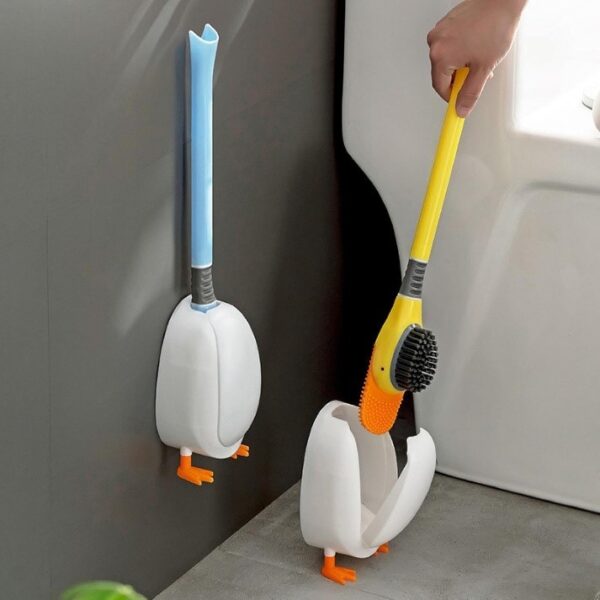 brosse de toilette en forme de canard plongeur - Image 3