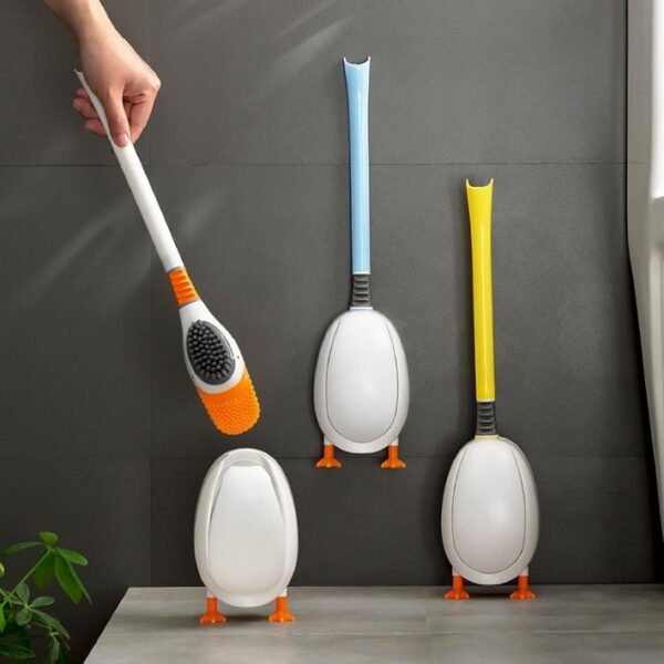brosse de toilette en forme de canard plongeur - Image 2