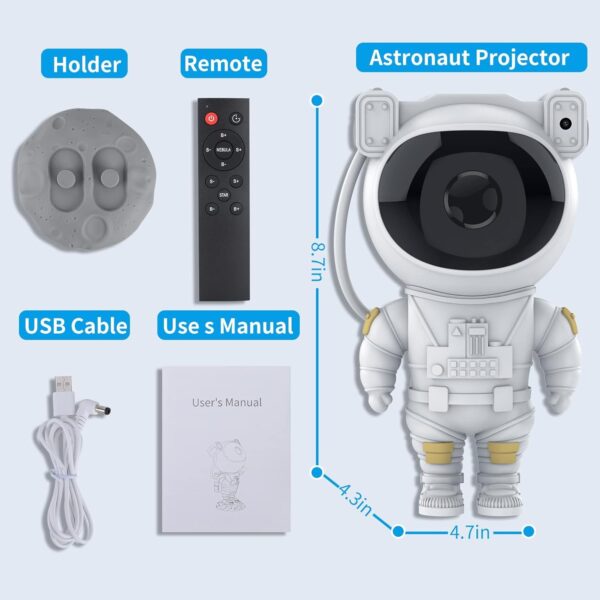 Projecteur d’étoiles Galaxy Light Astronaut - Image 6