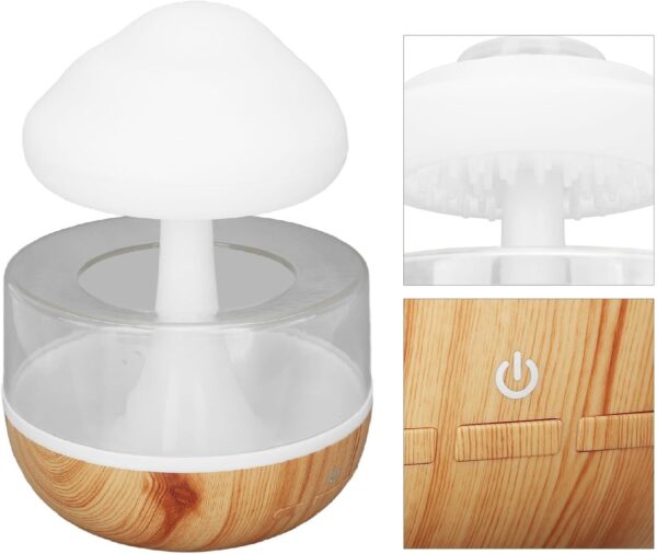 Humidificateur Nuage Pluie & Lumières LED – 500 ml | 2000 mAh - Image 5