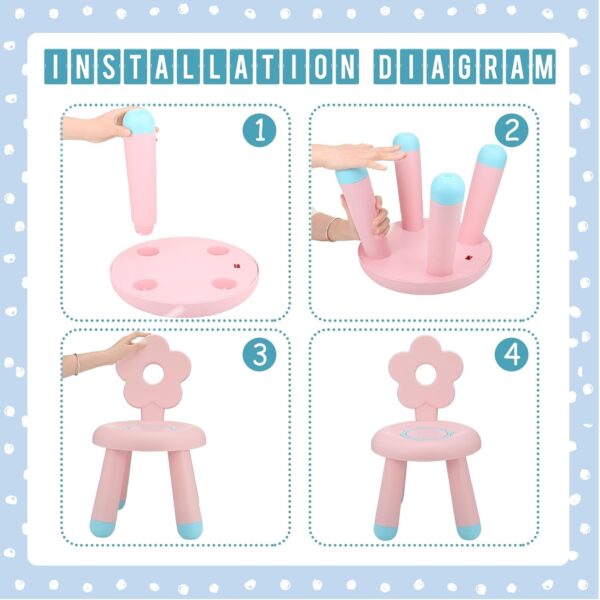 Chaise Layette pour Tout-Petits – Motif Floral - Image 4