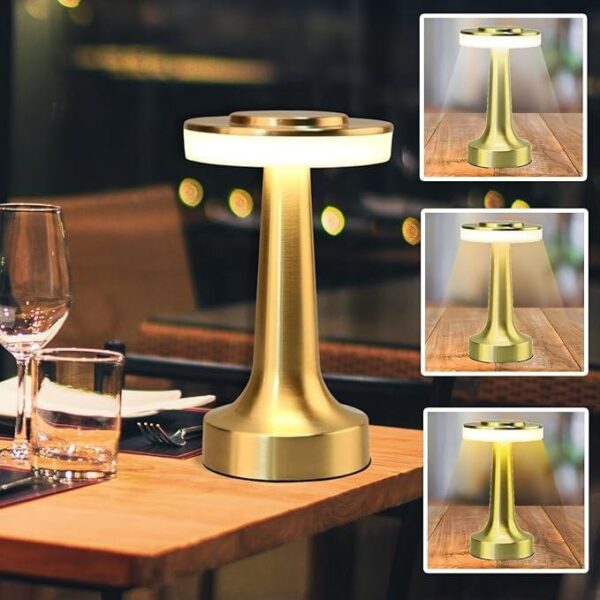 Portable LED Table Lamp Touch Sensor Rechargeable - Image 2