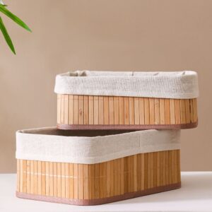Magnus Set de 3 Paniers de Rangement Naturels