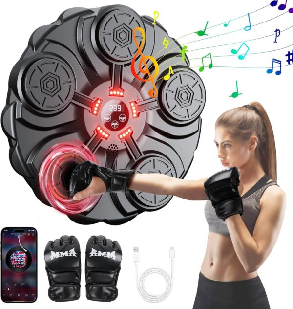 Machine de Boxe Musicale Connectée