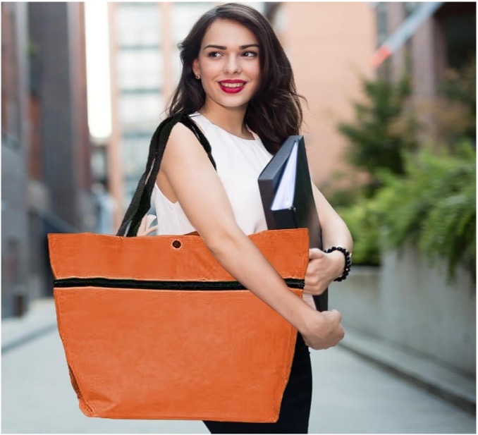 Sac de Courses Pliable à Roulettes – 2 en 1, Léger & Réutilisable, en Tissu Oxford, Charge Max. 12,5 kg