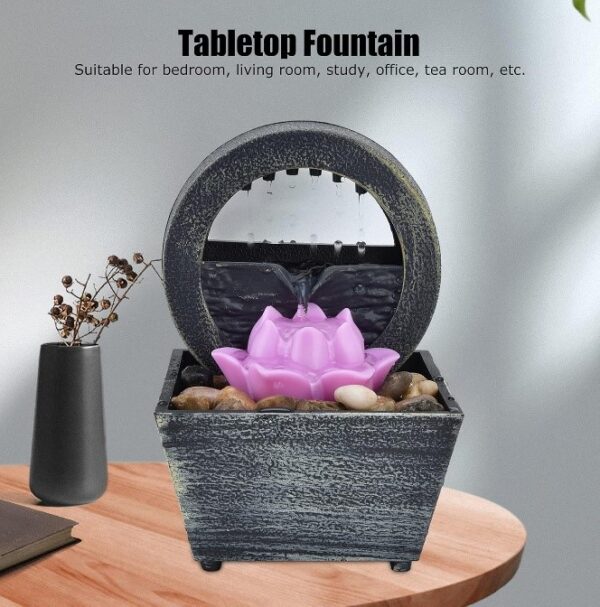 Fontaine de Table USB avec Lumière LED - Image 2