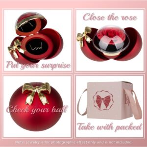 Coffret à Bagues Rose – Coffret Cadeau Élégant pour Fête des Mères et Occasions Spéciales