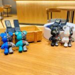 Porte-clés Sunfans Mi-Ours Mi-Robot | Mignon & Créatif | Silicone Souple – Pour Homme & Femme
