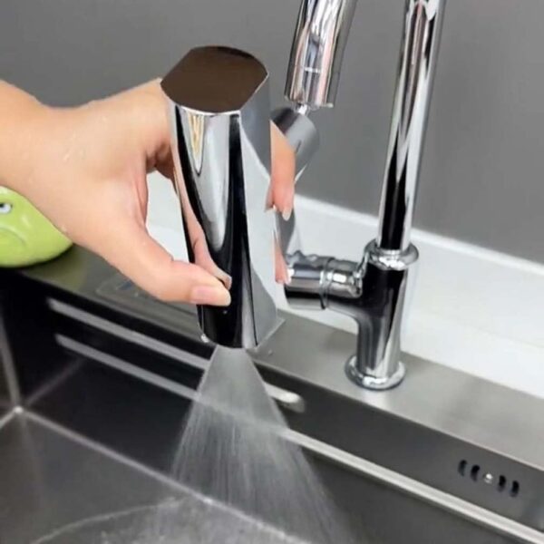 robinetterie de cuisine cascade 3 en 1 avec fonction pivotante - Image 6