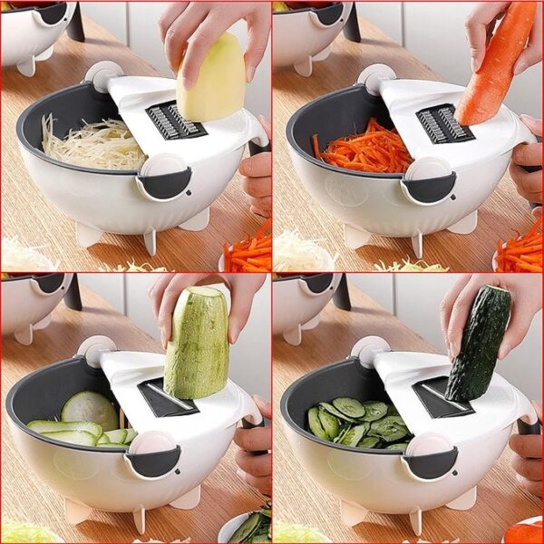hélicoptère à légumes Homeriy 9 litres - Image 4