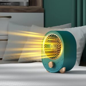 HASMI Radiateur Électrique 1000 W – Chauffage Rapide & Portable pour Maison et Bureau