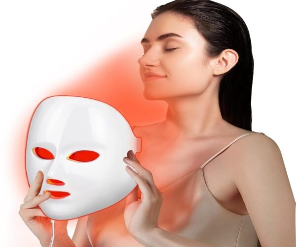 masque facial de thérapie par lumière LED rouge 7 couleurs - Image 2