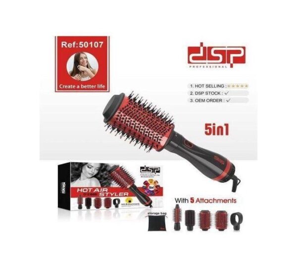 Brosse à air chaud sèche-cheveux 5 en 1