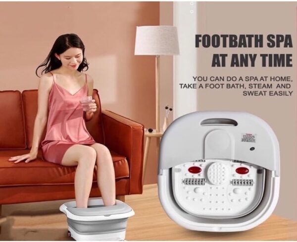 Baignoire de Bain de Pieds Pliable