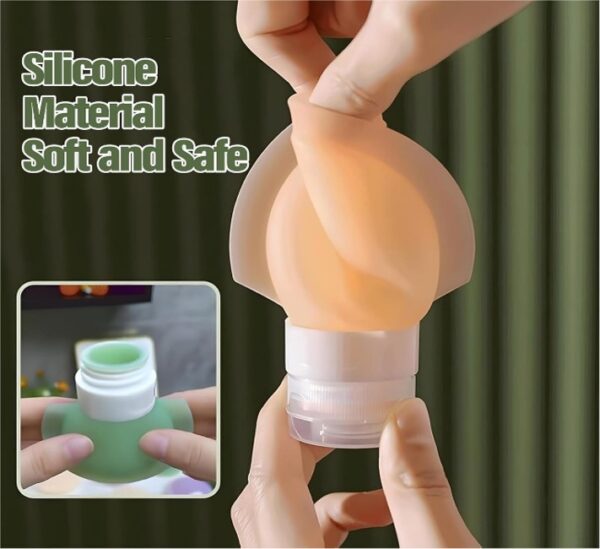 Medylaiy Flacons de Voyage en Silicone, TSA Approuvés 2oz (60 ml) - Image 3