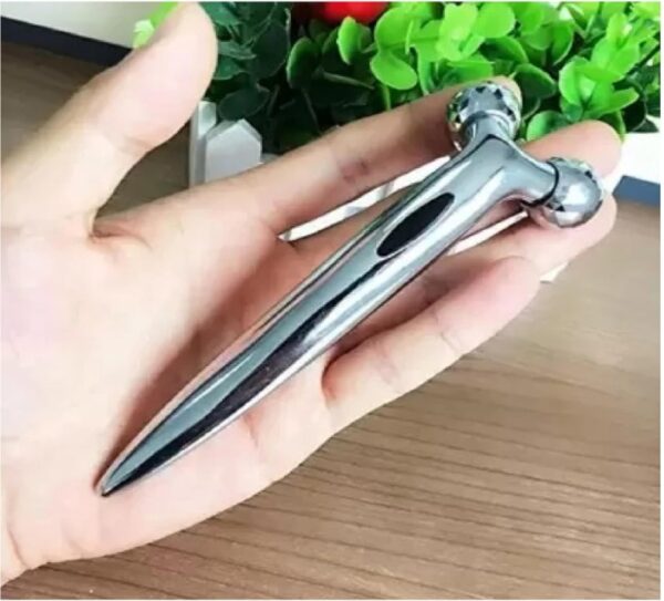 Mini rouleau de massage 3D rotatif à 360° en forme de Y - Image 2