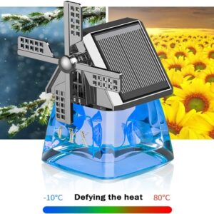 Désodorisant de voiture rotatif à énergie solaire