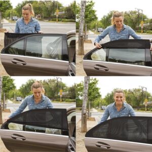 Moustiquaires Universelles pour Vitres Avant de Voiture Approvalp