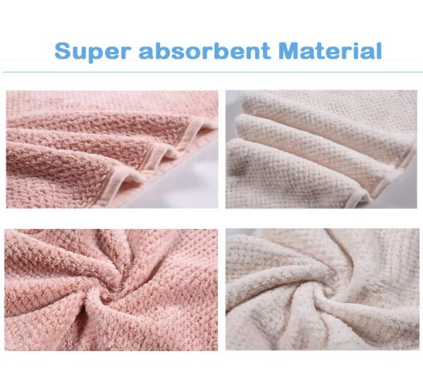 Serviette Turban en Microfibre – Lot de 2 Bonnets de Séchage pour Cheveux Bouclés ou Raides - Image 3