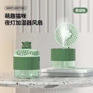 Multi-Function Air Cooling Fan – Ventilateur Brumisateur Rechargeable USB